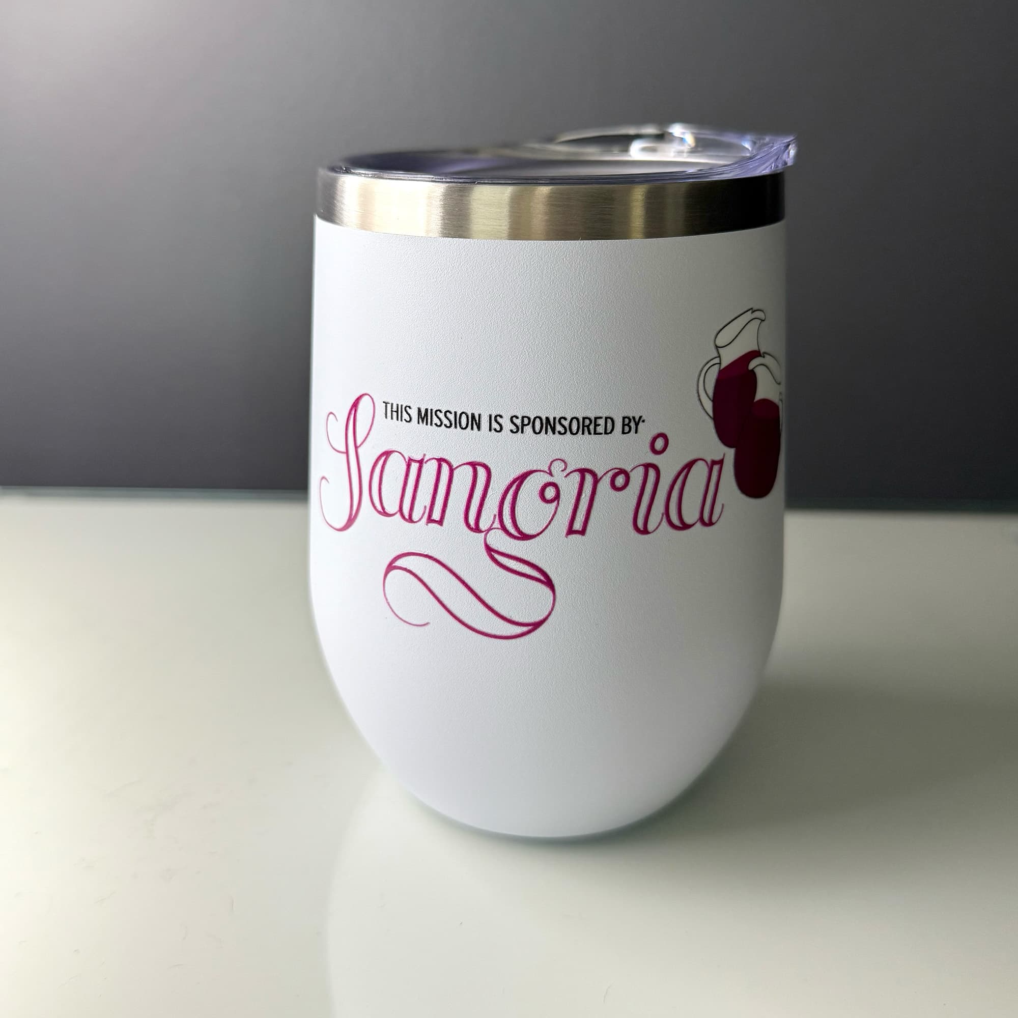 This Mission Is Sponsored by Sangria - Wine Tumbler